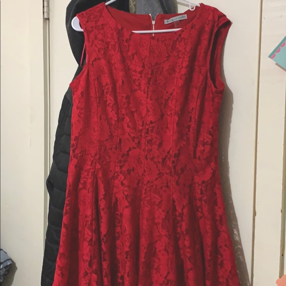 Red dress